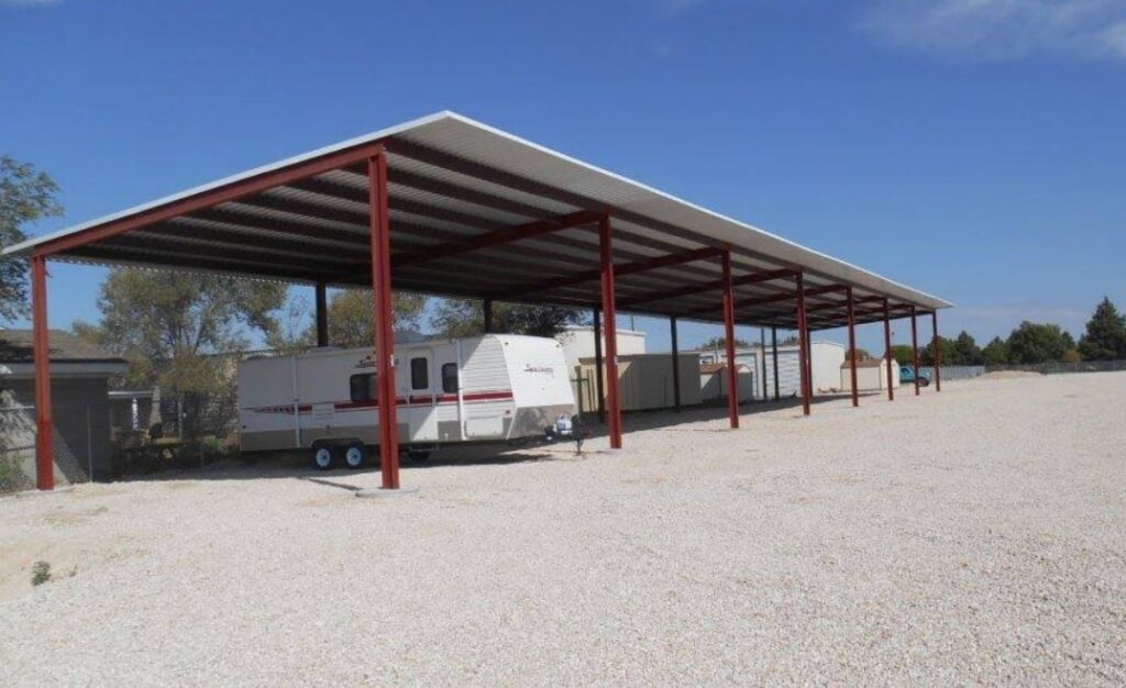 Covered vehicle storage
