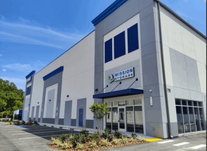 The front entrance to the indoor part of the facility